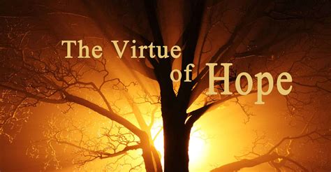 catholic virtue of hope.